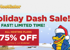 Holiday Dash Sale - 75% Off New Hosting