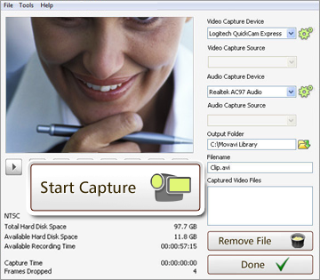 Movavi HD video recorder